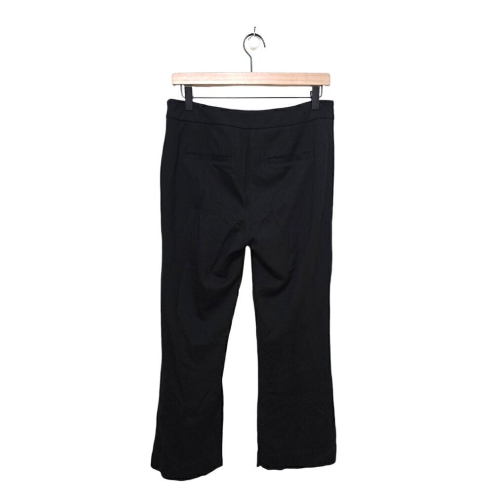 Classic Black Cropped Pants for Women - Black - Picture 6 of 10